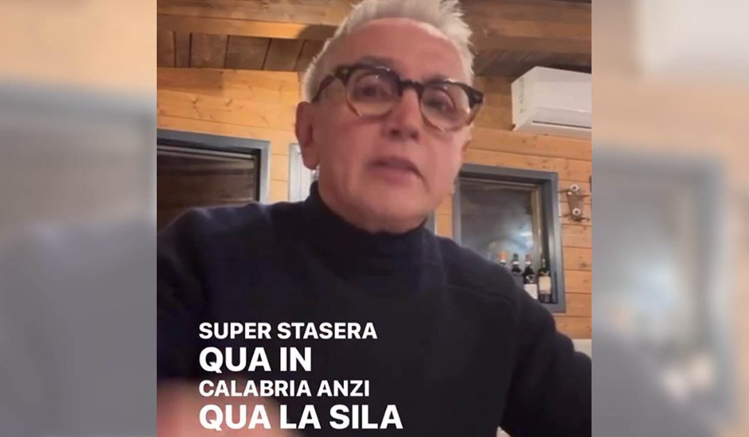 Bruno Barbieri in Sila: «Si mangia benissimo»