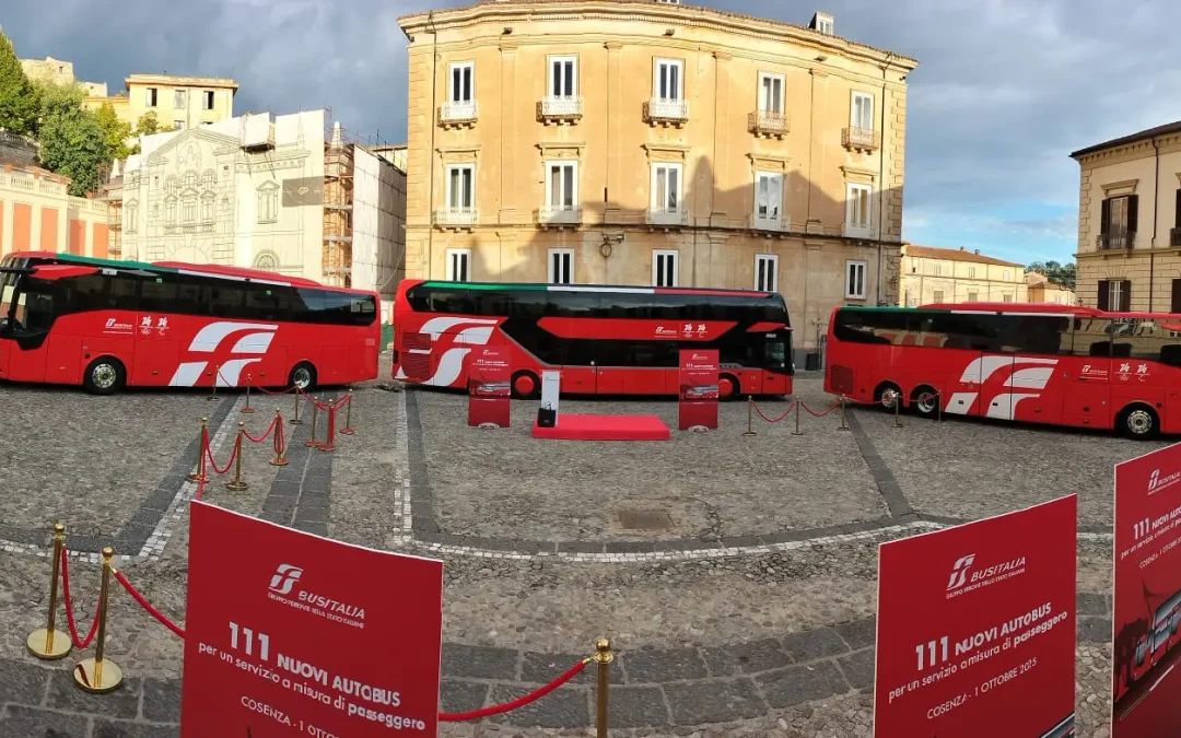 Busitalia rinnova la flotta con 111 autobus di ultima generazione, 18 in Calabria