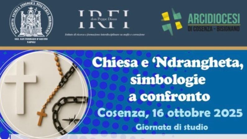 Cosenza, giornata di studio: “Chiesa e ’ndrangheta. Simbolismi a confronto”