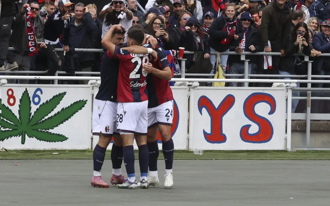 Il Bologna cala il poker, Pisa sconfitto 4-0