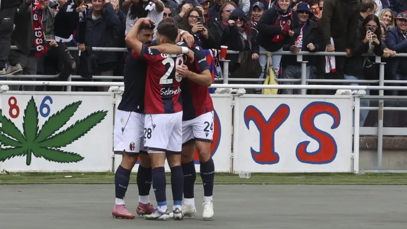 Il Bologna cala il poker, Pisa sconfitto 4-0