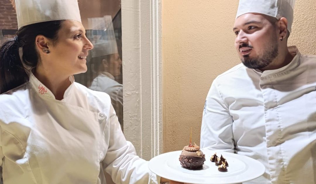 I fratelli Falsetta, vincitori del premio per il miglior dolce al cioccolato