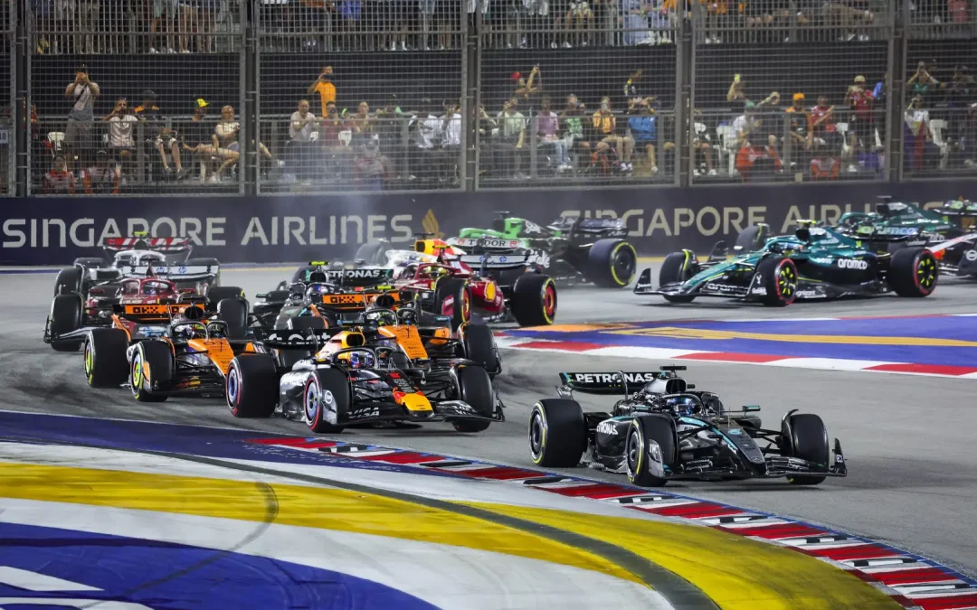 Russell vince il GP di Singapore davanti a Verstappen. McLaren vince il Mondiale costruttori