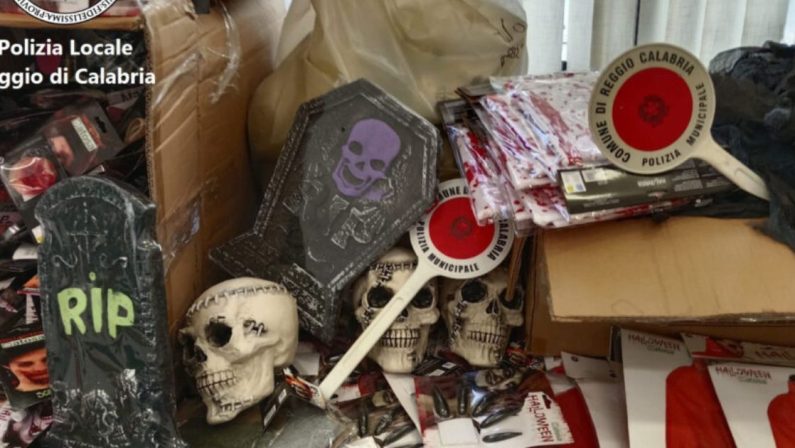 “Halloween sicuro”: maxi sequestro della Polizia Locale a Reggio Calabria
