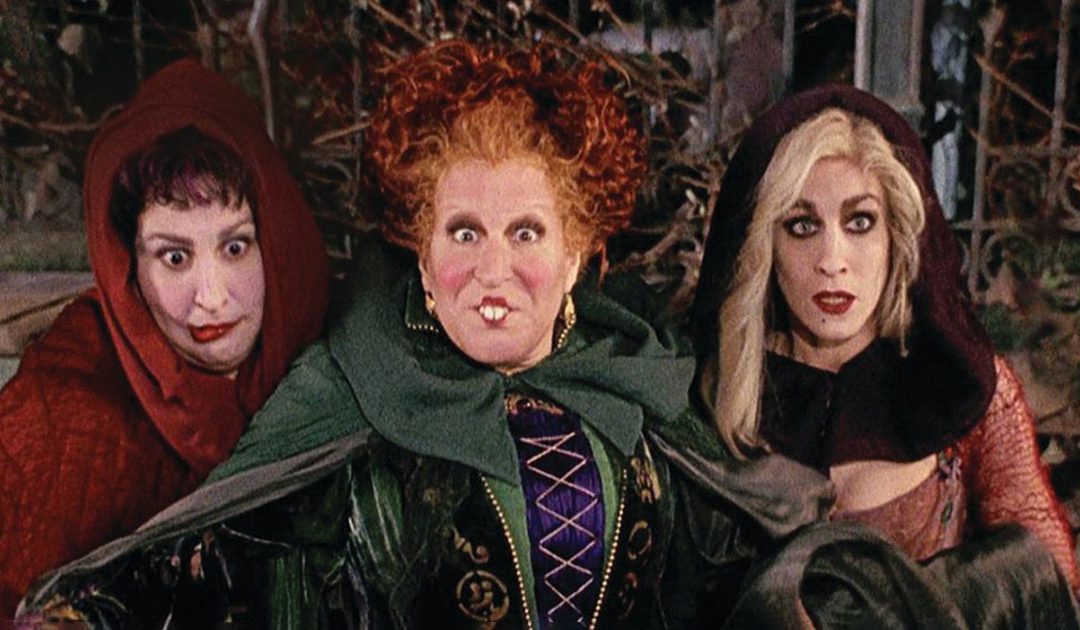 Kathy Najimy, Bette Midler e Sarah Jessica Parker protagoniste del film Hocus Pocus
