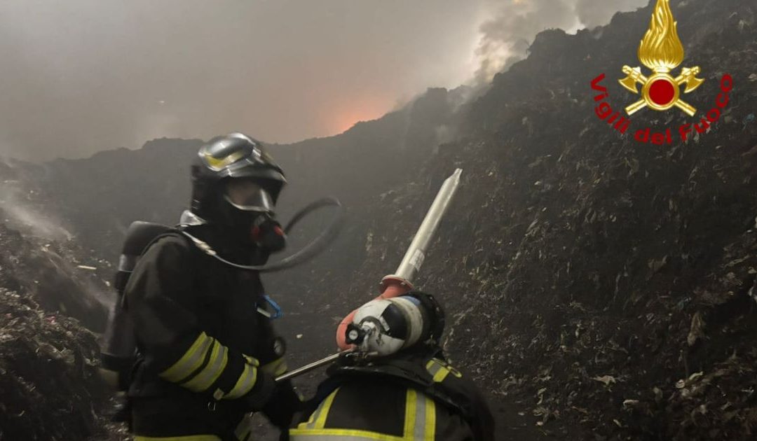 L'intervento dei vigili del fuoco