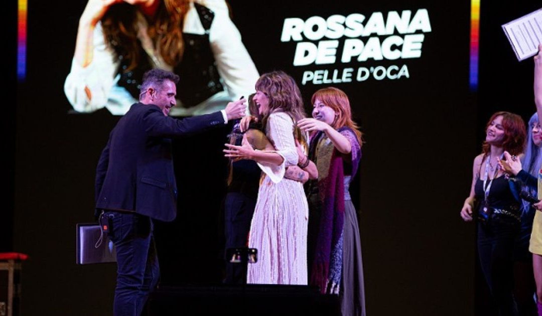 La premiazione di Rossana De Pace