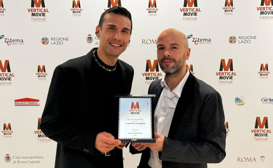 CosenzApp premiata a Roma: “Il Geppetto Calabrese” miglior soggetto al Vertical Movie Festival 2025