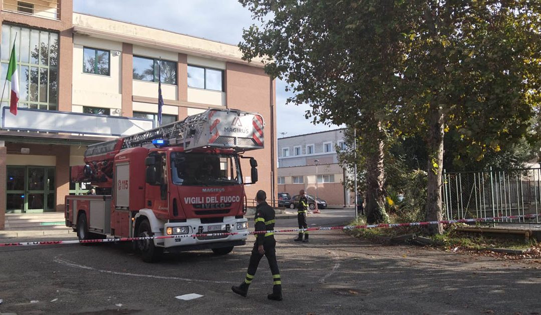 L'intervento dei vigili del fuoco