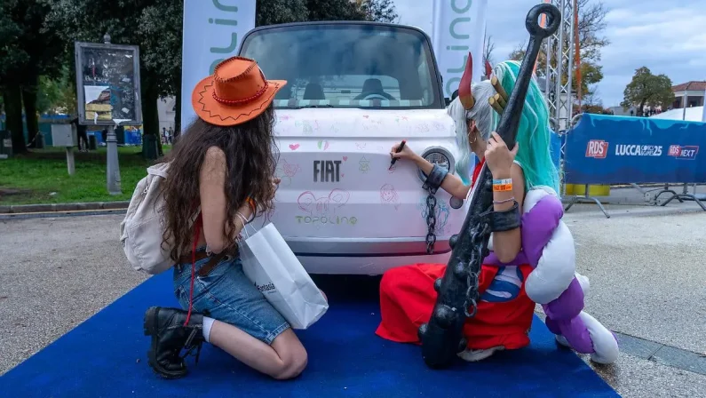 Fiat Topolino e Grande Panda al Lucca Comics & Games 2025 insieme a RDS