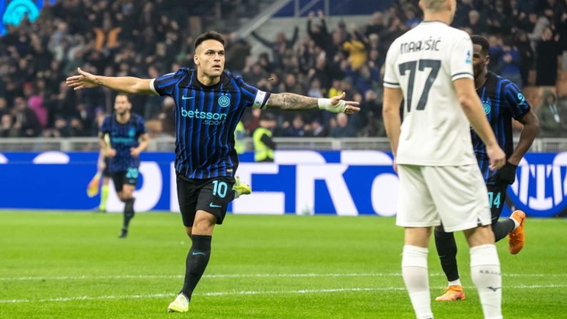 Lautaro-Bonny: l’Inter regola la Lazio e va in testa con la Roma