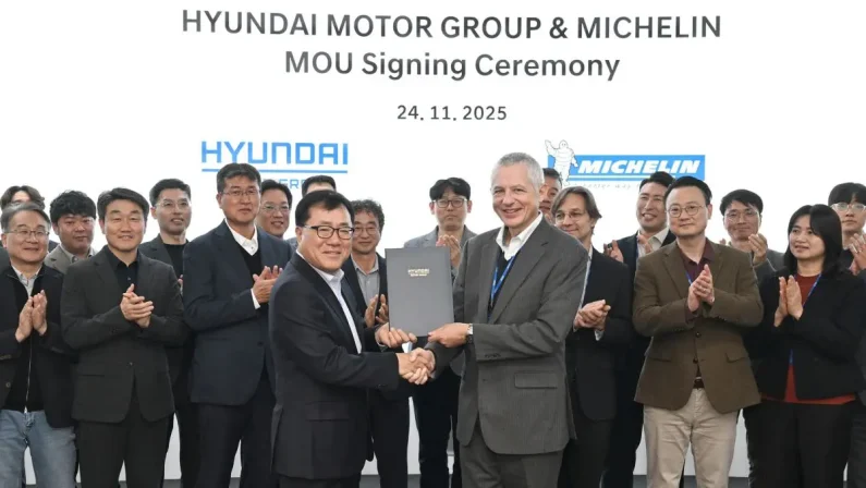 Hyundai e Michelin collaborano nello sviluppo pneumatici per mobilità del futuro