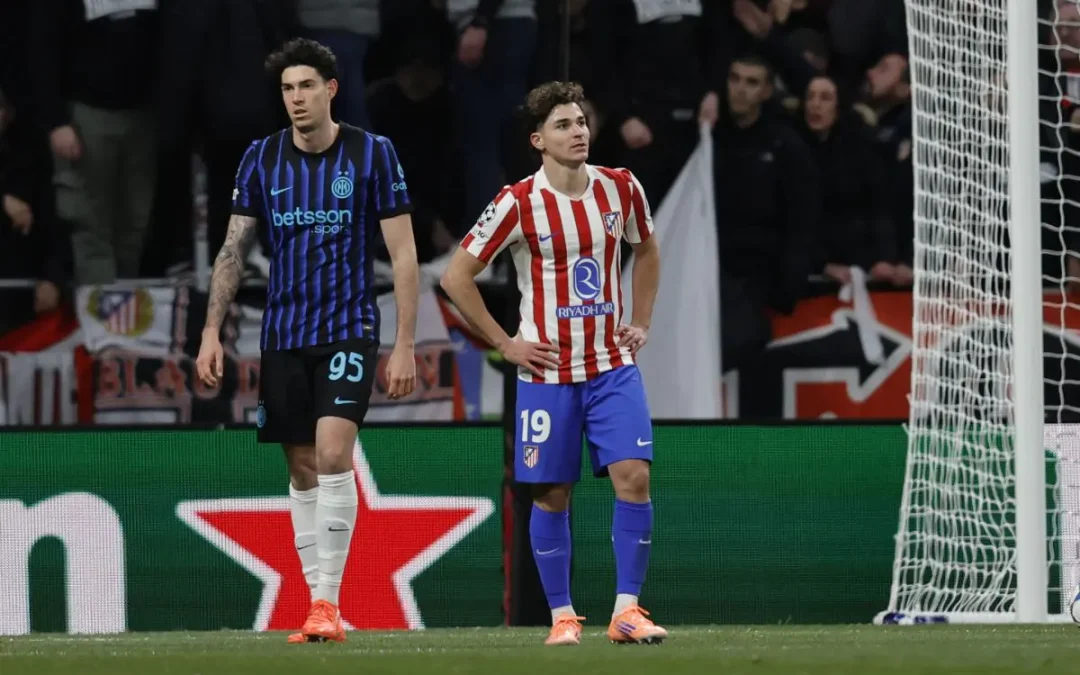 Inter beffata nel recupero in Champions, 2-1 per l’Atletico Madrid
