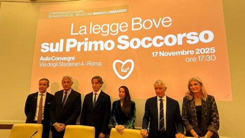 Presentato in Senato il disegno di legge Bove sul primo soccorso “Combattiamo la disinformazione”