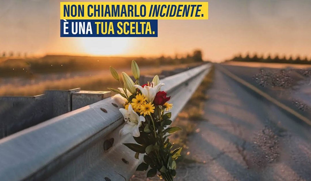 ACI, Campagna sicurezza stradale: “Non chiamarlo incidente, è una tua scelta”
