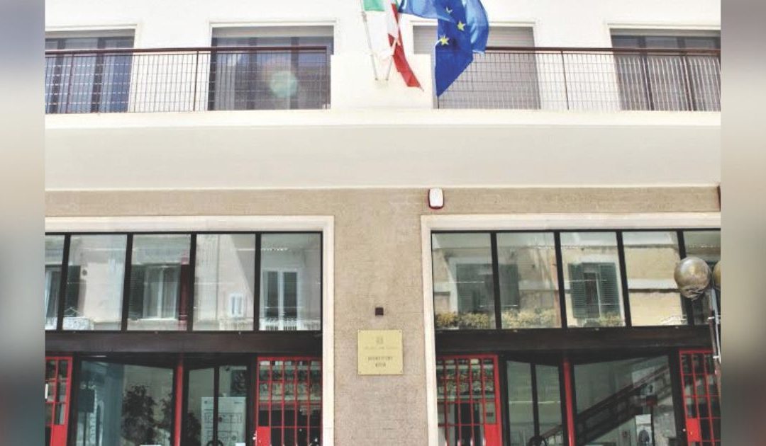 L’ingresso dell’Archivio di Stato in via Stigliani