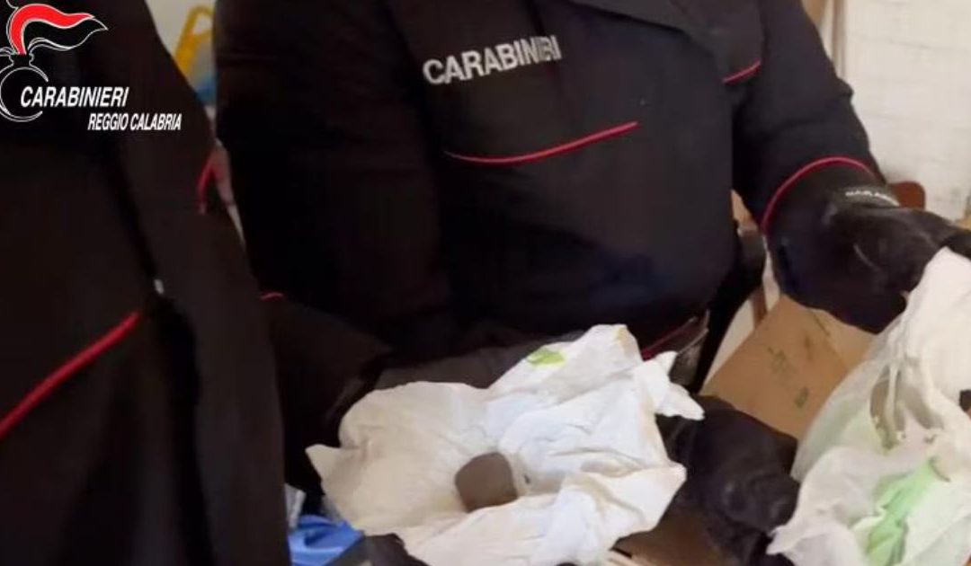 Reggio, blitz dei carabinieri, arrestato 54enne con droga in casa