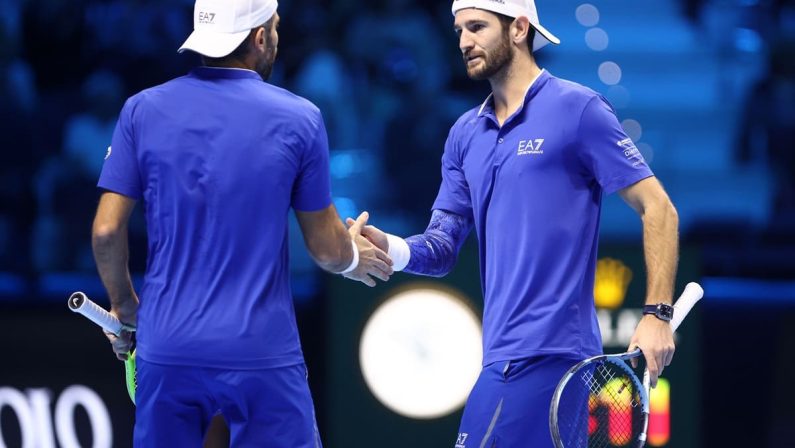 Atp Finals, sconfitta indolore per Bolelli/Vavassori nell’ultimo match del girone