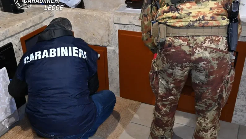 Maxi operazione contro la Sacra Corona Unita nel Leccese, 22 arresti