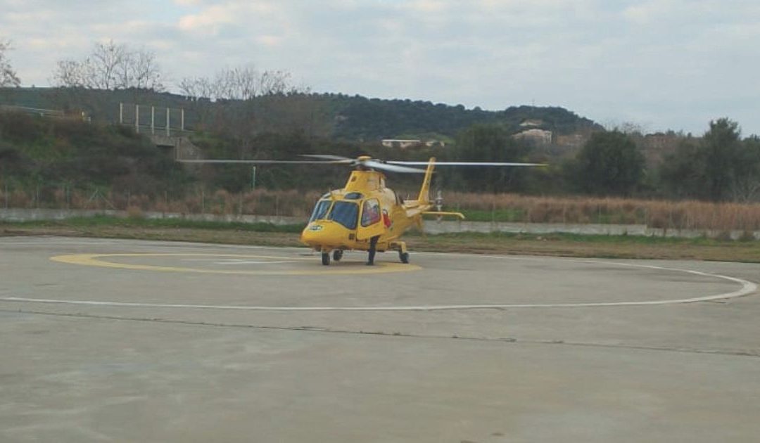 La pista dell'elisoccorso