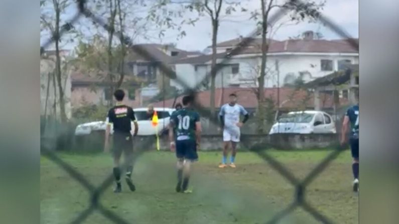 Daspo di 5 anni al calciatore del Francica che ha aggredito l’arbitro