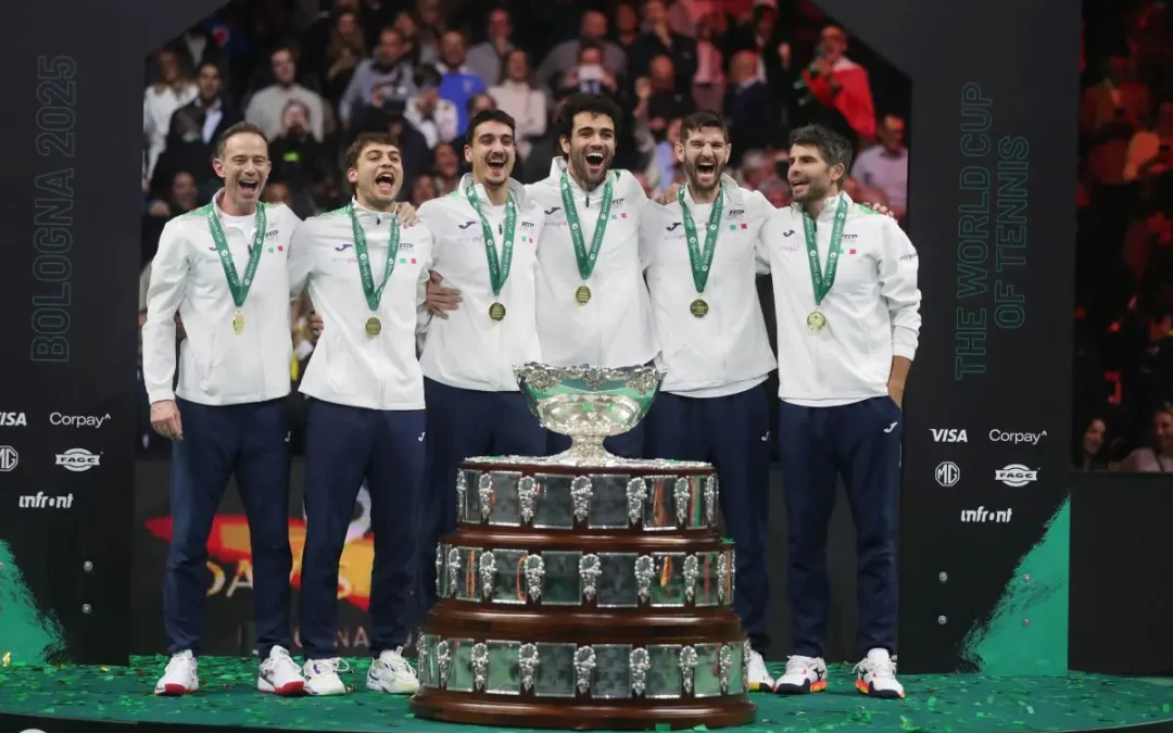 Italia del Tennis nella leggenda, la Coppa Davis è azzurra per il terzo anno di fila