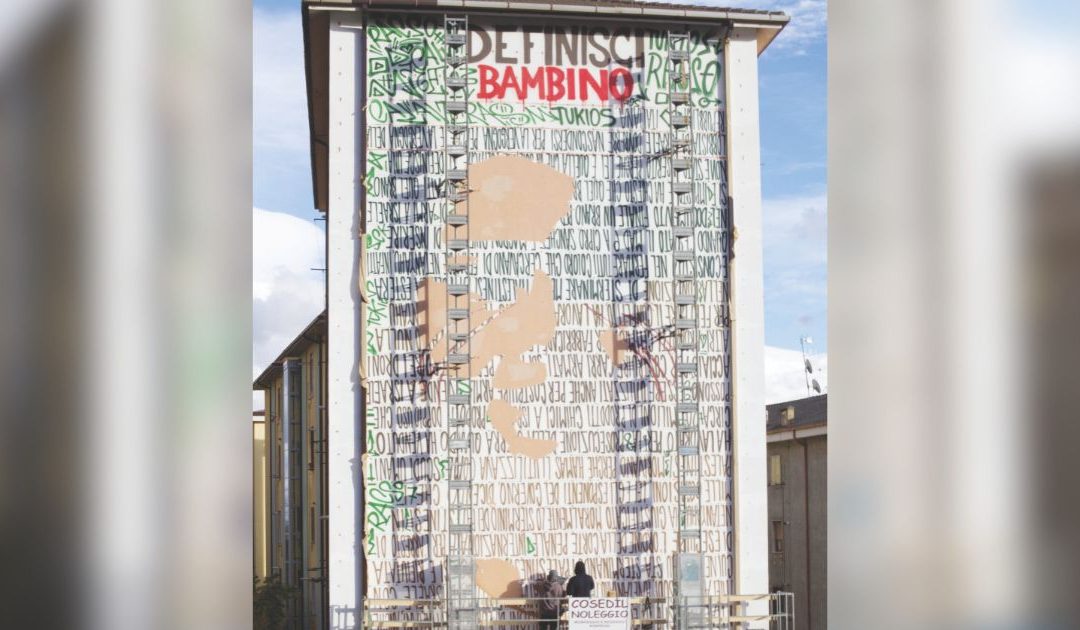 Potenza ricorda Gaza con l’arte urbana di Jorit