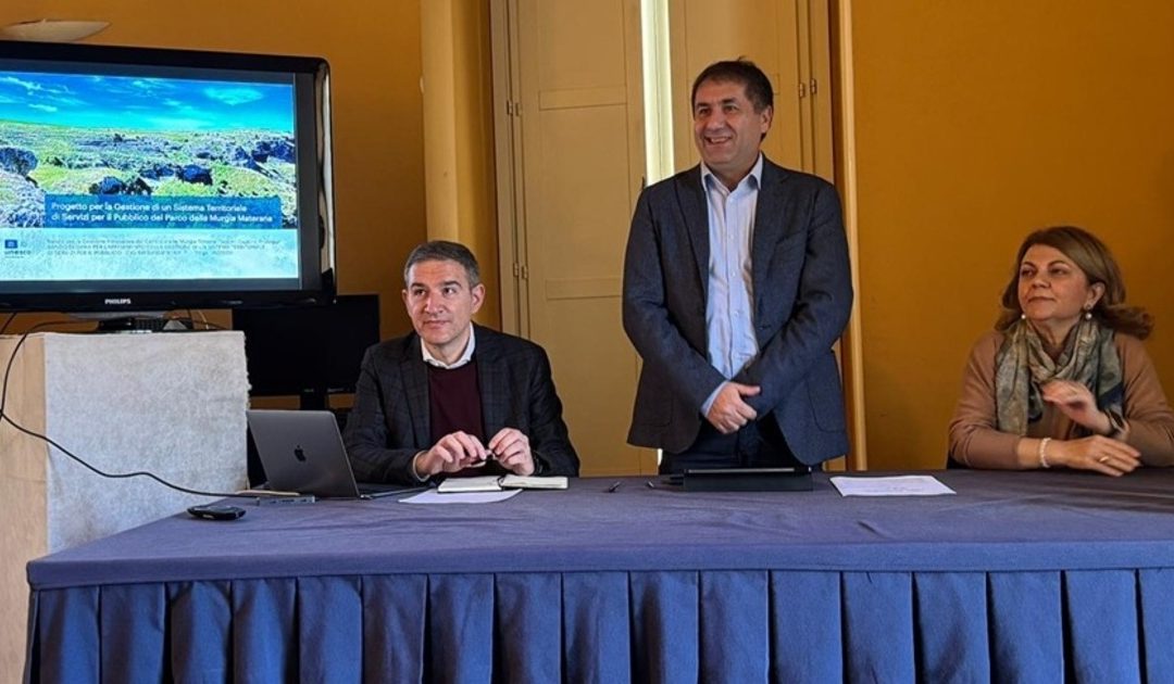 Da sinistra Casillo, il Presidente Mianulli e l’assessore Gaudiano