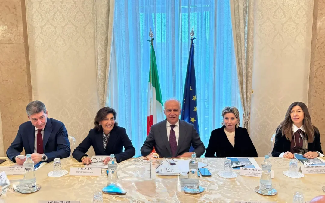 Piantedosi presiede il Comitato di Sicurezza in Prefettura a Caserta