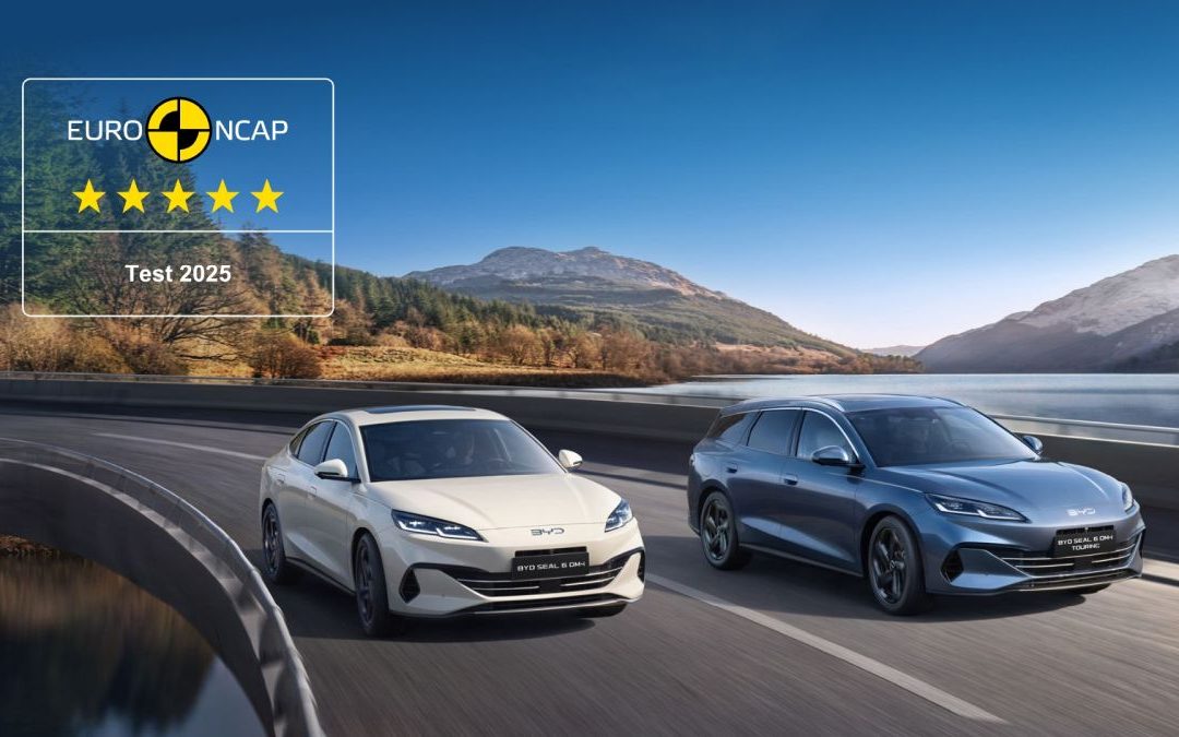 BYD Seal 6 DM-i e Touring conquistano le cinque stelle Euro ncap