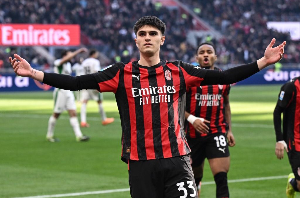 Al Milan non basta la doppietta di Bartesaghi, è 2-2 a San Siro contro il Sassuolo