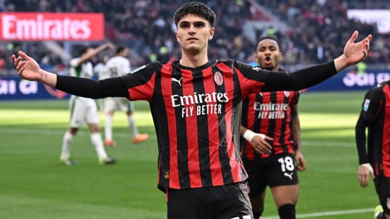 Al Milan non basta la doppietta di Bartesaghi, è 2-2 a San Siro contro il Sassuolo