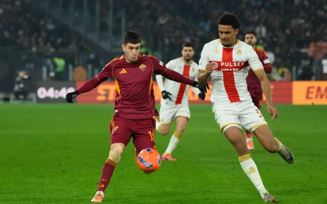 La Roma torna alla vittoria, 3-1 al Genoa dell’ex De Rossi