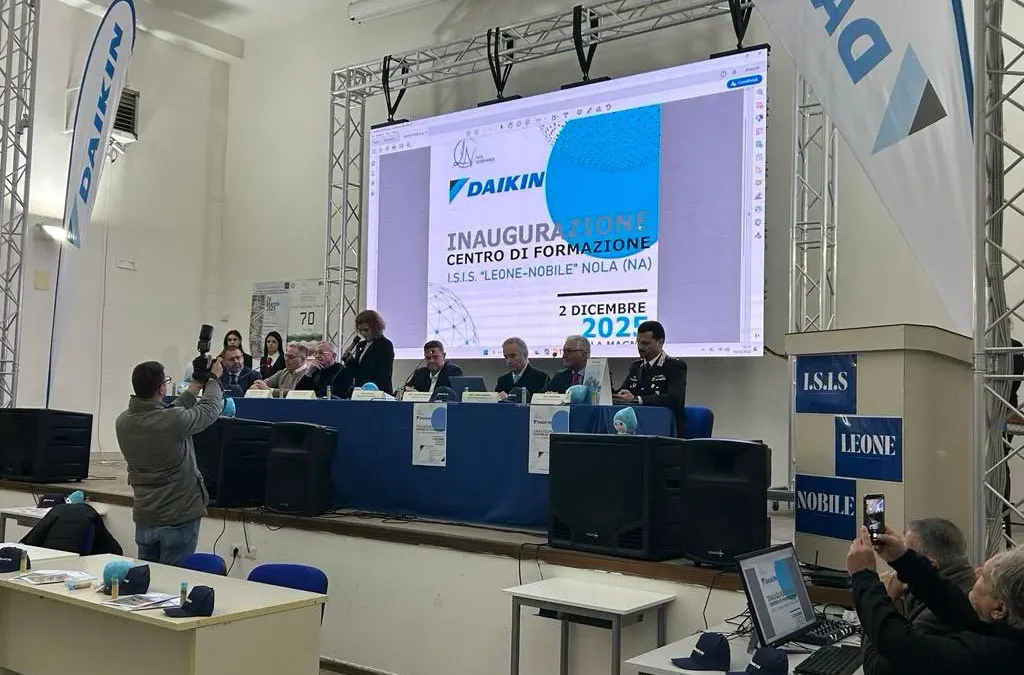 Daikin Italia inaugura il decimo Centro di Formazione all’I.S.I.S. Leone-Nobile di Nola
