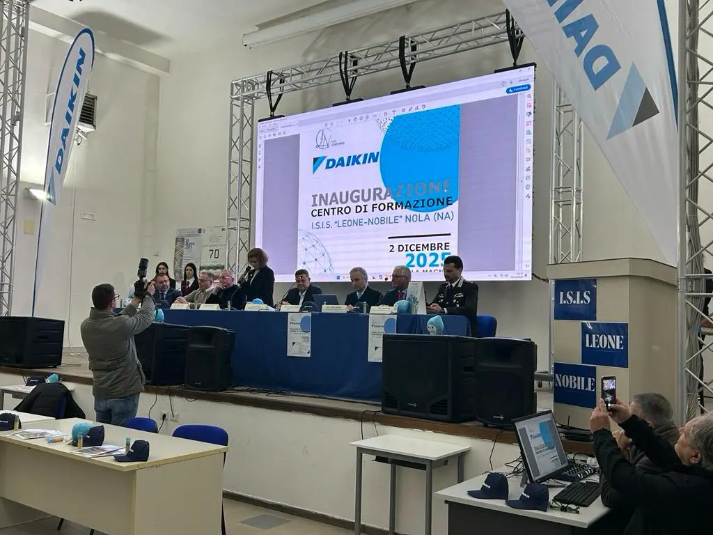 Daikin Italia inaugura il decimo Centro di Formazione all’I.S.I.S. Leone-Nobile di Nola