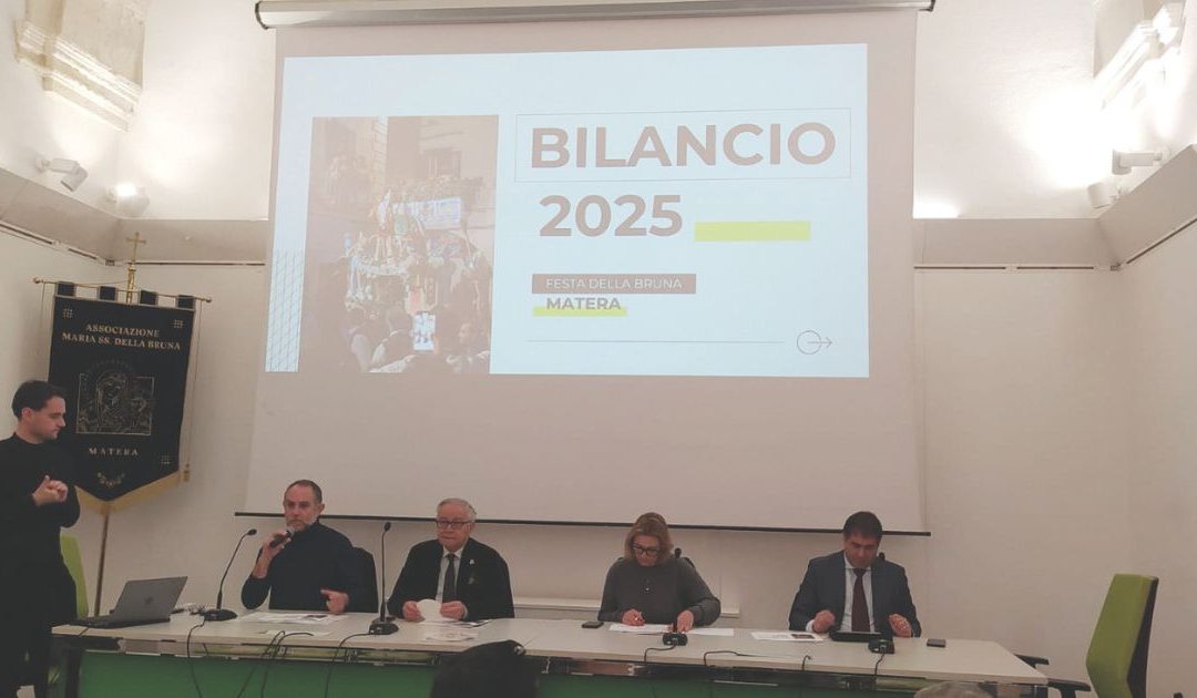 La presentazione del bilancio della Festa della Bruna