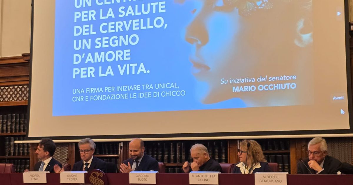 Presentato in Senato il Centro per la salute del cervello “Francesco Occhiuto”