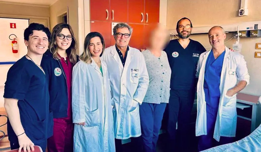 L'equipe medica che ha effettuato l'intervento