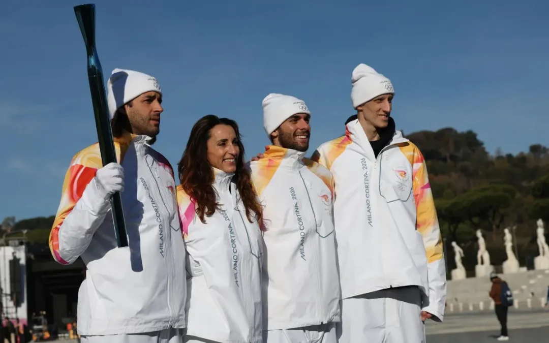 Al via il viaggio della fiamma di Milano-Cortina, a Roma voglia di Giochi