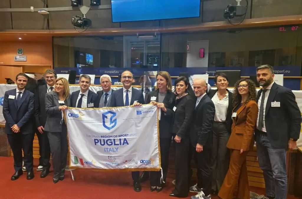 La Puglia designata “Regione Europea dello Sport 2026” a Bruxelles