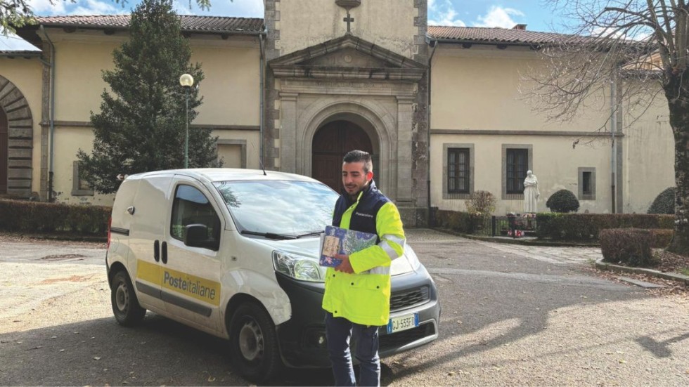 Raffaele, il postino che collega il mondo alla Certosa di San Bruno