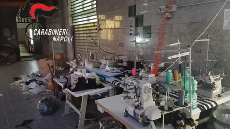 San Gennaro Vesuviano, 76 operai vivevano nel degrado nella fabbrica