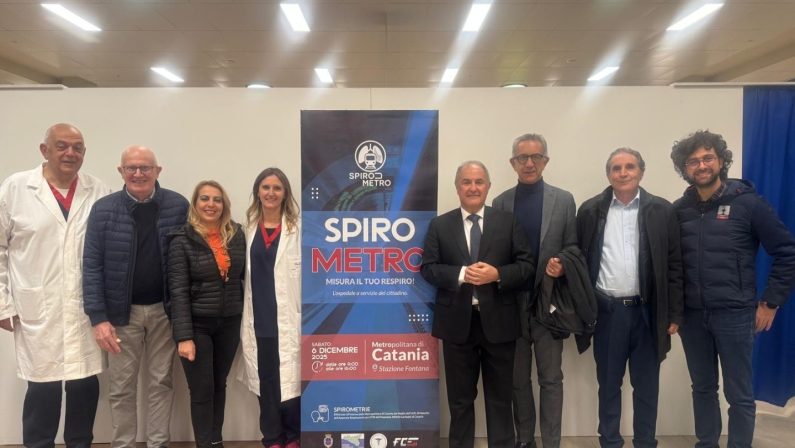 Oltre 200 spirometrie effettuate in metropolitana a Catania nella “Giornata della Prevenzione Respiratoria”