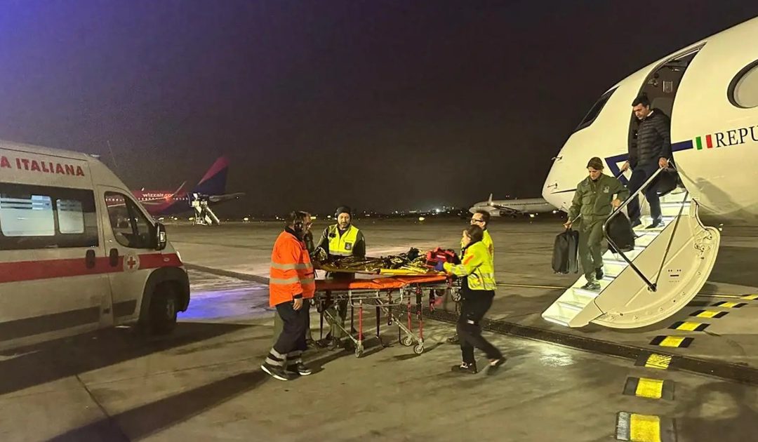 Trasporto sanitario d’urgenza da Reggio Calabria a Bologna per un 66enne