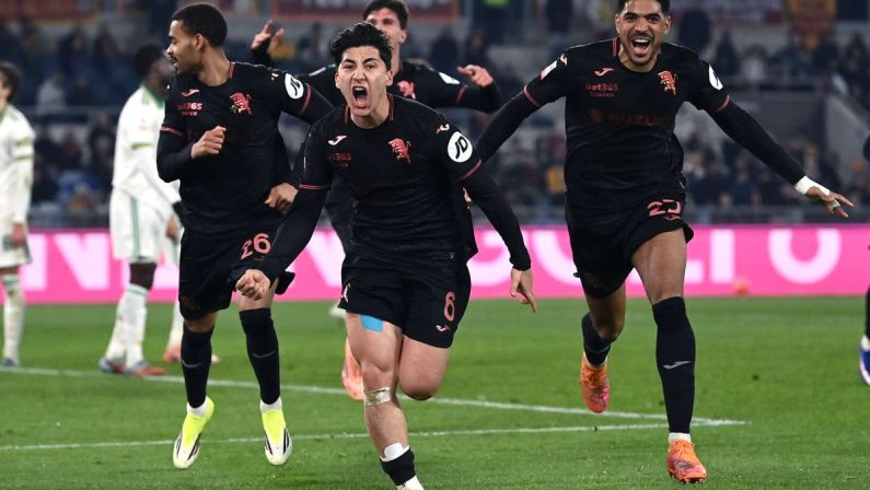Torino ai quarti di finale di Coppa Italia, Roma battuta 3-2 all’Olimpico