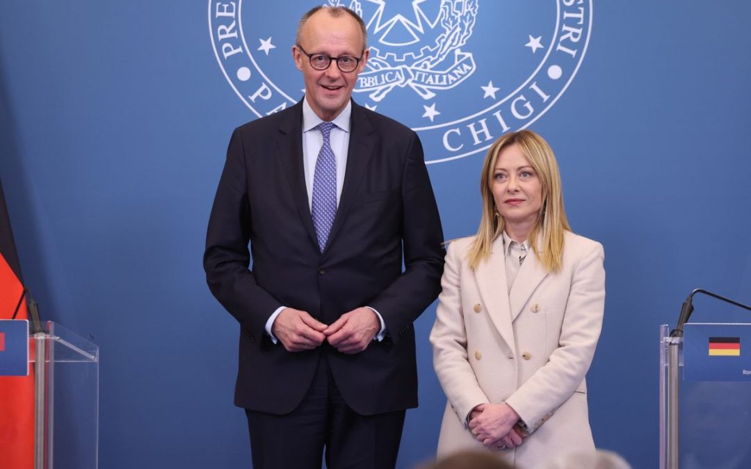 Meloni incontra Merz “Italia-Germania mai così vicine, con Usa cooperazione salda”