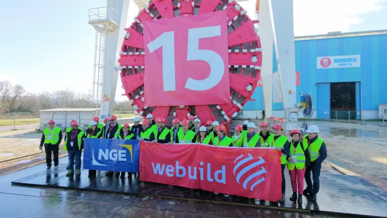 Webuild, pronta la TBM rigenerata per il Grand Paris Express in Francia
