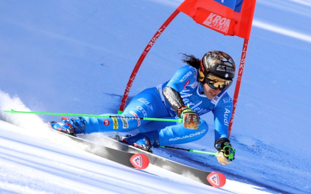 Strabiliante Brignone al rientro, è sesta nel gigante di Kronplatz. Vince l’austriaca Scheib