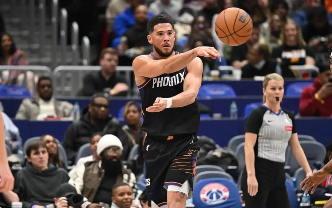 La tripla di Booker stende Oklahoma nella notte Nba, Doncic lancia i Lakers