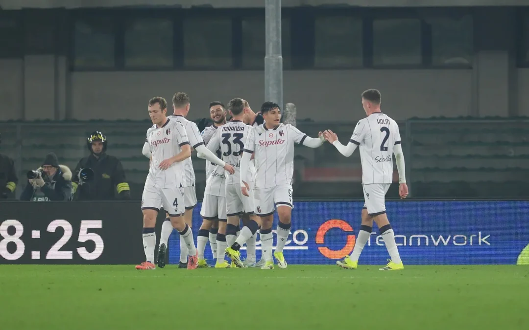 Il Bologna torna a vincere, il Verona ancora sconfitto: è 2-3 al Bentegodi